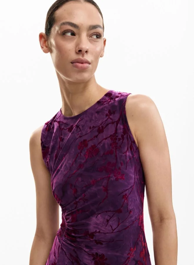 DESIGUAL Oriental Midi Dress